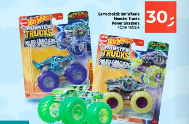 Samochodzik Hot Wheels Monster Trucks Power Smashers