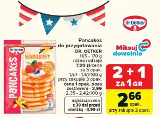 Pancakes do przygotowania Dr. Oetker waniliowy