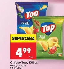 Chipsy Top salsa, tzatziki