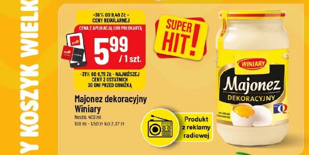 Majonez dekoracyjny Winiary