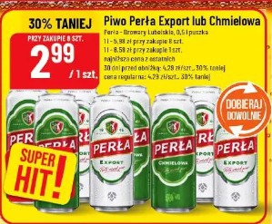 Piwo Perła Export lub Chmielowa