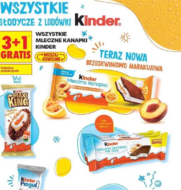 Wszystkie słodycze z lodówki Kinder