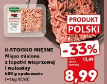 Mięso mielone z łopatki wieprzowej i wołowiny K-Stoisko Mięsne