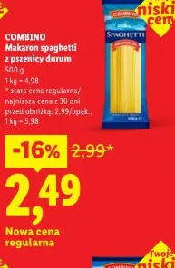 Makaron spaghetii z pszenicy durum