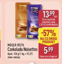 Moser Roth Czekolada Noisettes