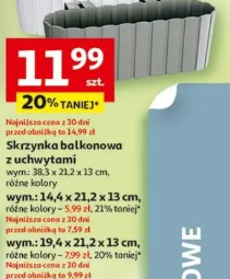 Skrzynka balkonowa z uchwytami