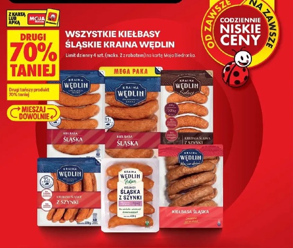 Wszystkie kiełbasy śląskie Kraina Wędlin