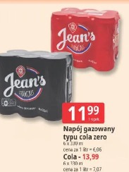 Jean's Francais Napój gazowany typu cola zero
