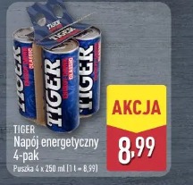 Tiger Napój energetyczny 4-pak