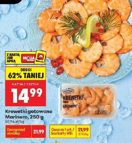 Krewetki gotowane Marinero