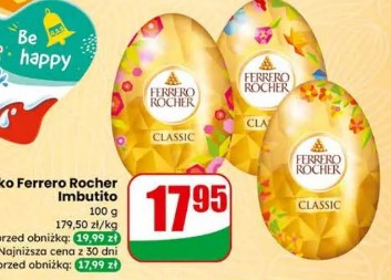 Jajko Ferrero Rocher Imbuitto