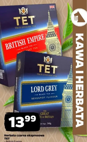 Herbata czarna ekspresowa TET