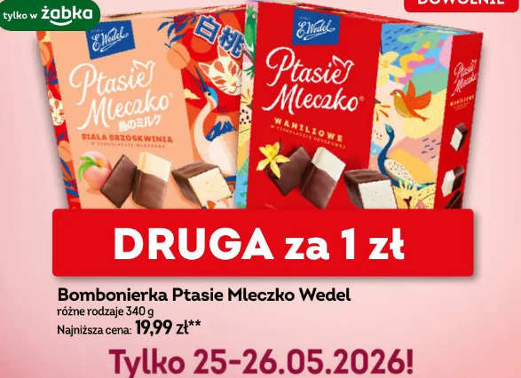 Bombonierka Ptasie Mleczko Wedel
