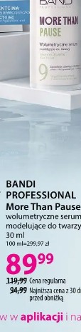 BANDI PROFESSIONAL More Than Pause wolumetryczne serum modelujące do twarzy