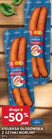 Kiełbasa głogowska z szynki Morliny