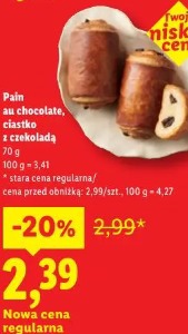 Pain au chocolate, ciastko z czekoladą