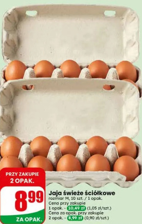 Jaja świeże ściółkowe