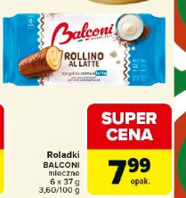 Roladki Balconi mleczne