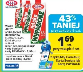 Mleko UHT Wypasione Mlekovita