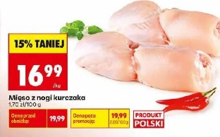 Mięso z nogi kurczaka