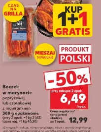 Boczek w marynacie paprykowej lub czosnkowej