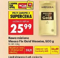 Kawa mielona Mocca Fix Gold Woseba