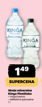 Woda mineralna Kinga Pienińska