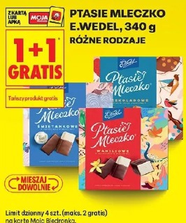 Ptasie mleczko E.Wedel różne rodzaje