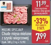 Mięsne specjały Chude mięso mielone z szynki wieprzowej