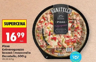 Pizza Extravaganza boczek i mozzarella Donatello