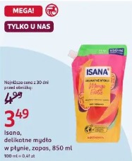 Isana, delikatne mydło w płynie, zapas