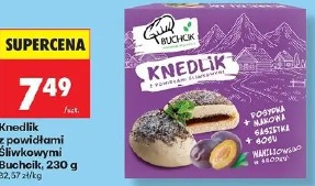 Knedlik z powidłami śliwkowymi Buchcik