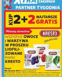 Wszystkie owoce i warzywa w proszku liofilizowane Kresto
