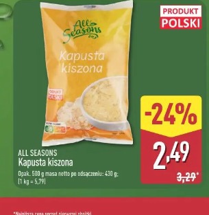 All Seasons Kapusta kiszona