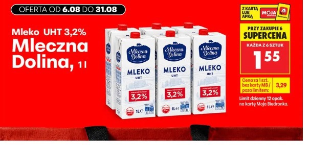 Mleko UHT 3,2% Mleczna Dolina