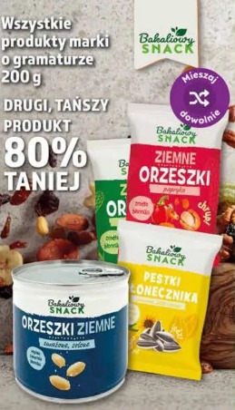 Wszystkie produkty marki Bakalowosnack o gramaturze 200 g