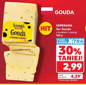 Serenada Ser Gouda z kurkami i cebulą
