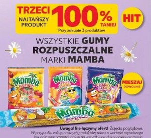 Wszystkie gumy rozpuszczalne marki Mamba