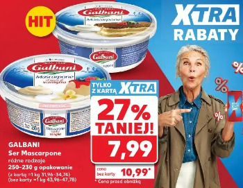 Galbani Ser Mascarpone różne rodzaje