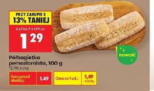 Półbagietka pełnoziarnista