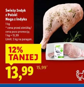 Świeży Indyk z Polski Noga z indyka