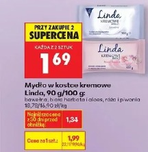 Mydło w kostce kremowe Linda