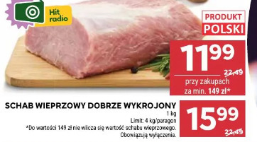 Schab wieprzowy dobrze wykrojony