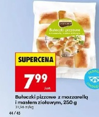 Bułeczki pizzowe z mozzarellą i masłem ziołowym