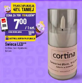 Świeca LED cortina