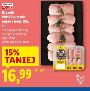 Rzeźnik Polski kurczak - mięso z nogi, XXL