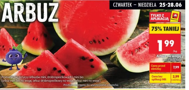 Arbuz na wagę 