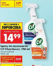 Spray do czyszczenia Cif Cleanboost