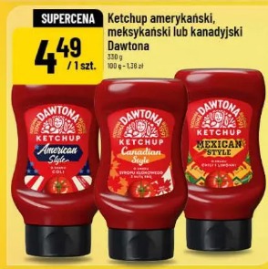 Ketchup amerykański, meksykański lub kanadyjski Dawtona
