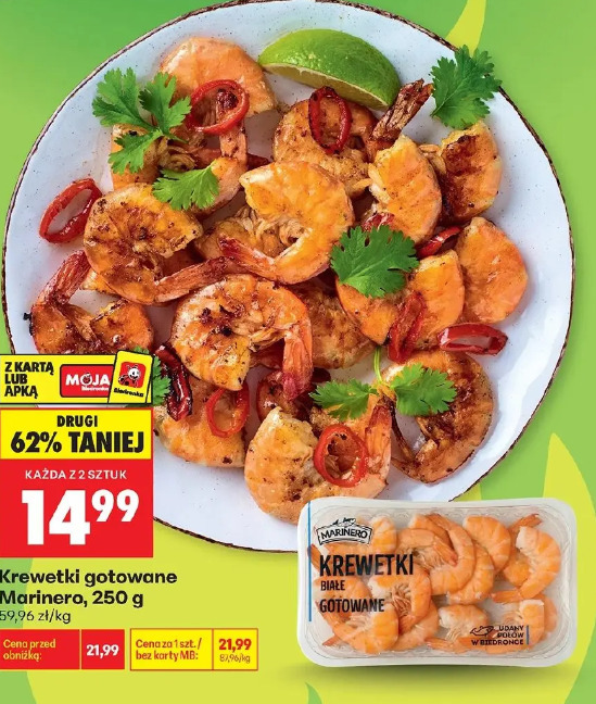 Krewetki gotowane Marinero